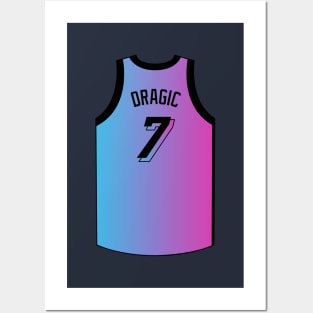 Goran Dragic Miami Jersey Qiangy Posters and Art